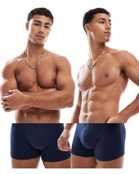 Jack & Jones - 2 Pack Contrast Trunks - Lyst