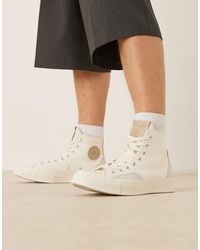 Converse - Chuck 70 Hi Trainers With Mixed Material - Lyst