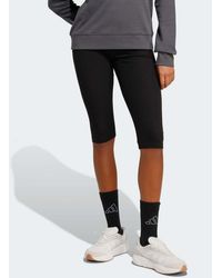 adidas Originals - Seasonal Essentials Rib Capri Leggings - Lyst