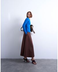 TOPSHOP - Premium Rib Long Sleeve Top - Lyst