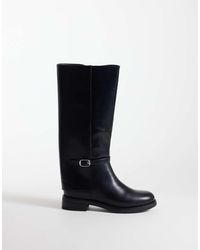 Glamorous - Riding Knee Boots With Buckle - Lyst