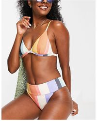 Rip Curl - Rip Curl Heat Wave Triangle Bikini Top - Lyst