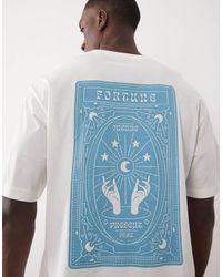 Only & Sons - Oversized Fit T-shirt With Fortune Teller Back Print - Lyst