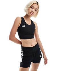 adidas Originals - Camiseta Negra Sin Mangas Adizero De Adidas Running - Lyst