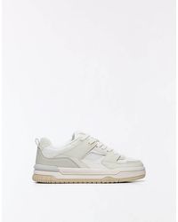 Bershka - Chunky Panelled Trainers - Lyst
