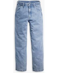 Levi's - Workwear 568 - jean charpentier ample - clair - Lyst