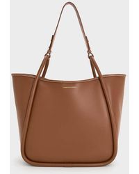 Charles & Keith - Lyla Tubular Slouchy Tote Bag - Lyst