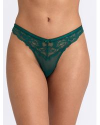 Boux Avenue - Harper Floral Lace Thong Satin Bows Detailing Lingerie - Lyst