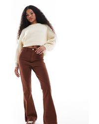 Don't Think Twice - Dtt Petite Bianca High Waist Flared Jeans - Lyst