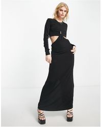 ONLY - Maxi Cut Out Dress - Lyst