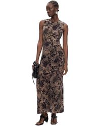 Desigual - Flocked Maxi Dress - Lyst