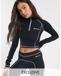 ellesse crop top long sleeve