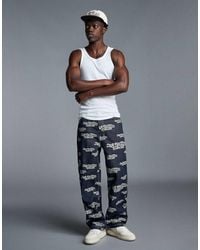 Bershka - Jacquard Trousers - Lyst