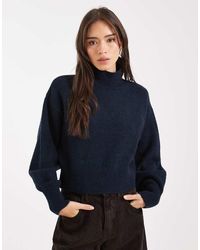 ASOS - High Neck Jumper - Lyst