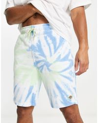 Dickies - Pantalones cortos blancos y azules seatac - Lyst