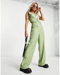 Gonna pantaloneBershka in Tweed di colore Nero | Lyst