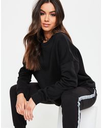Missguided Black Basic Oversized Sweatshirt
