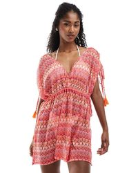 Accessorize - Vestido Playero Corto De Croché De Accesorize - Lyst