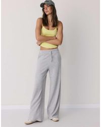 Stradivarius - Soft-touch Palazzo Trousers - Lyst