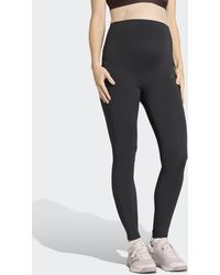 adidas Originals - Optime Essentials Workout Full Length Leggings Maternity - Lyst