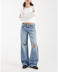 Levi's - Jean ample déchiré à taille basse - moyen - Lyst