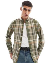 Polo Ralph Lauren - Camisa A Cuadros Con Logo De Popelina Elástica Icon De - Lyst