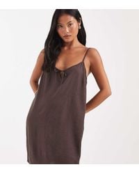 Vero Moda - Tie Front Cami Mini Dress - Lyst