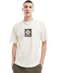 Columbia - Camiseta blanco con logo cuadrado reventure - Lyst