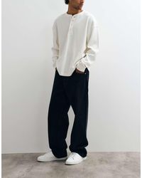 ARKET - Mist Low Rise baggy Wide Leg Jeans - Lyst