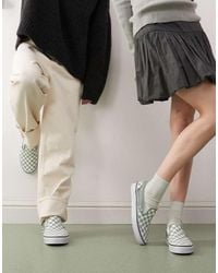 Vans - Zapatillas De Deporte Sin Cierres A Cuadros Dameros Colour Theory Slip-On De Classic - Lyst