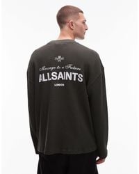 AllSaints - – herald – langärmliges t-shirt - Lyst
