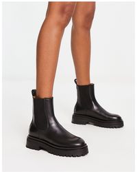 & Other Stories - Leather Chunky Sole Pull On Boots - Lyst
