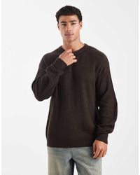 JJ Rebel - Oversize Textured Jumper - Lyst