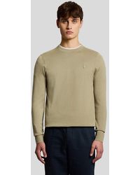 Lyle & Scott - Mid Knits Tonal Superfine Crew Neck Jumper - Lyst