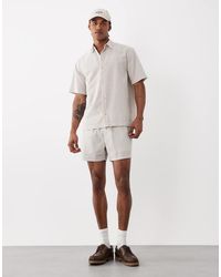 ASOS - Co-Ord Seersucker Swim Shorts - Lyst