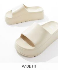 ASOS - Wide Fit Freedom Cleated Flatform Slider - Lyst