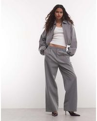 CERNUCCI - Pinstripe Wide Leg Trousers Co-Ord - Lyst