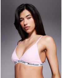 Juicy Couture - Logo Triangle Bra - Lyst