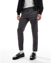 Jack & Jones - Nette Smalle Geruite Broek - Lyst