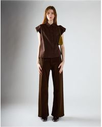 Glamorous - High Waist Wide Leg Pants - Lyst