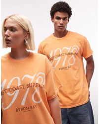 Reclaimed Vintage - Unisex Surf Graphic T-shirt - Lyst
