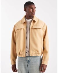ASOS - Boxy Harrington Jacket - Lyst