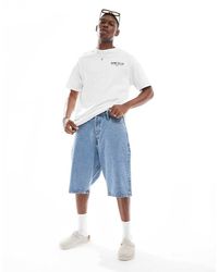 Jack & Jones - Denim Jort Met Baggy Pasvorm - Lyst