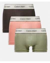 Calvin Klein - Heritage Cotton 3 Pack Trunks - Lyst