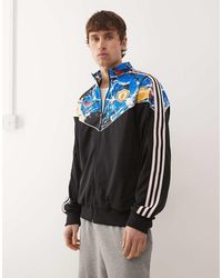 adidas Originals - Adidas Football Manchester United X Stone Roses Full Zip Jacket - Lyst