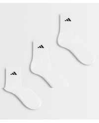 adidas Originals - Adidas Running Essentials 3 Pack Trainer Socks - Lyst