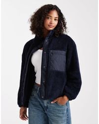 ONLY - Oversize Contrast Pocket Fleece - Lyst