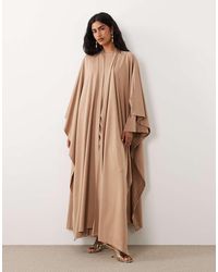 Iyal - Modal Blend Maxi Kaftan Abaya Co-ord - Lyst