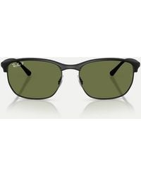 Ray-Ban - Rb4469 Polarized Ultra Lenses Square Polarised Sunglasses With Lens - Lyst