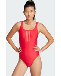 adidas Originals - Badpak Met 3-Stripes En V-Hals - Lyst